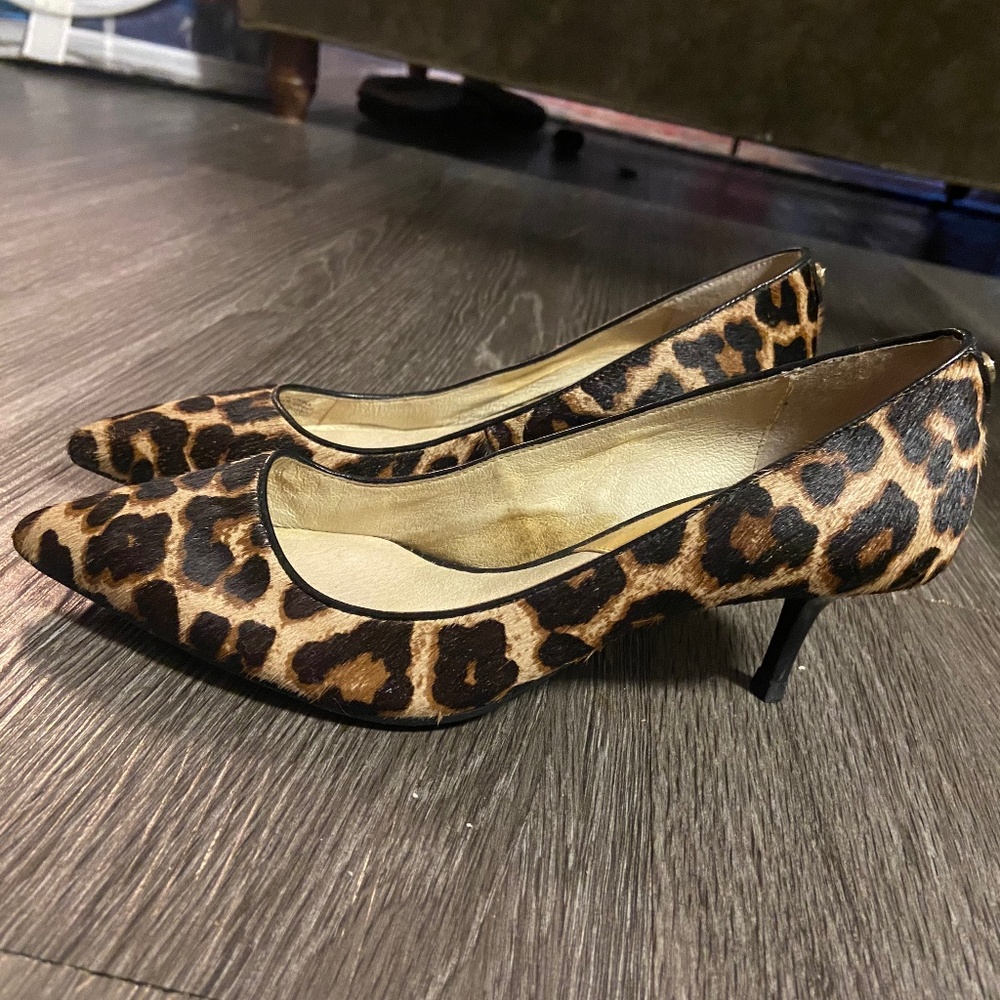 Michael Kors Leopard Print 2" Heel | Size 5.5